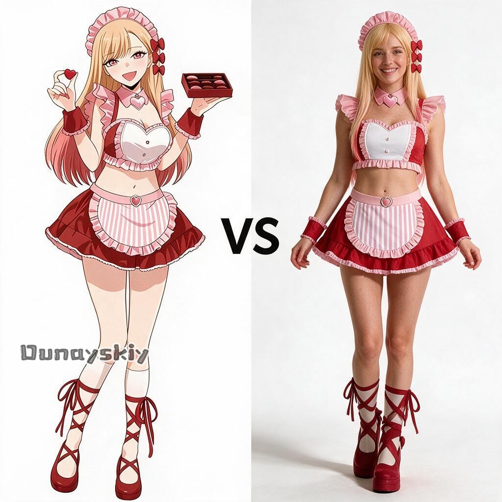 Marin Kitagawa‌ Pink Maid Cosp - огляд і ціна Kitagawa Anime Cosplay