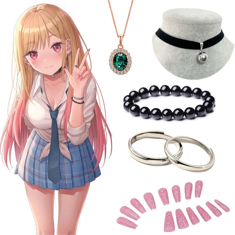 Kitagawa Marin Earrings Neckla - огляд і ціна Kitagawa Anime Cosplay
